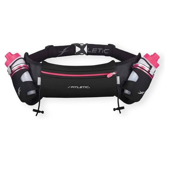 Fitletic hydration belt - black and pink - Picture 1 of 5